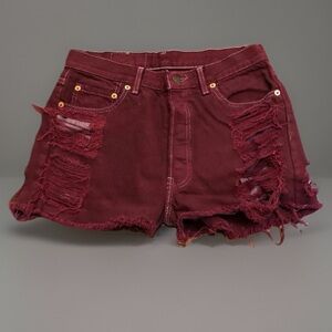 Levi’s Vintage Destroyed HIGH WAIST Cutoffs Jean Shorts